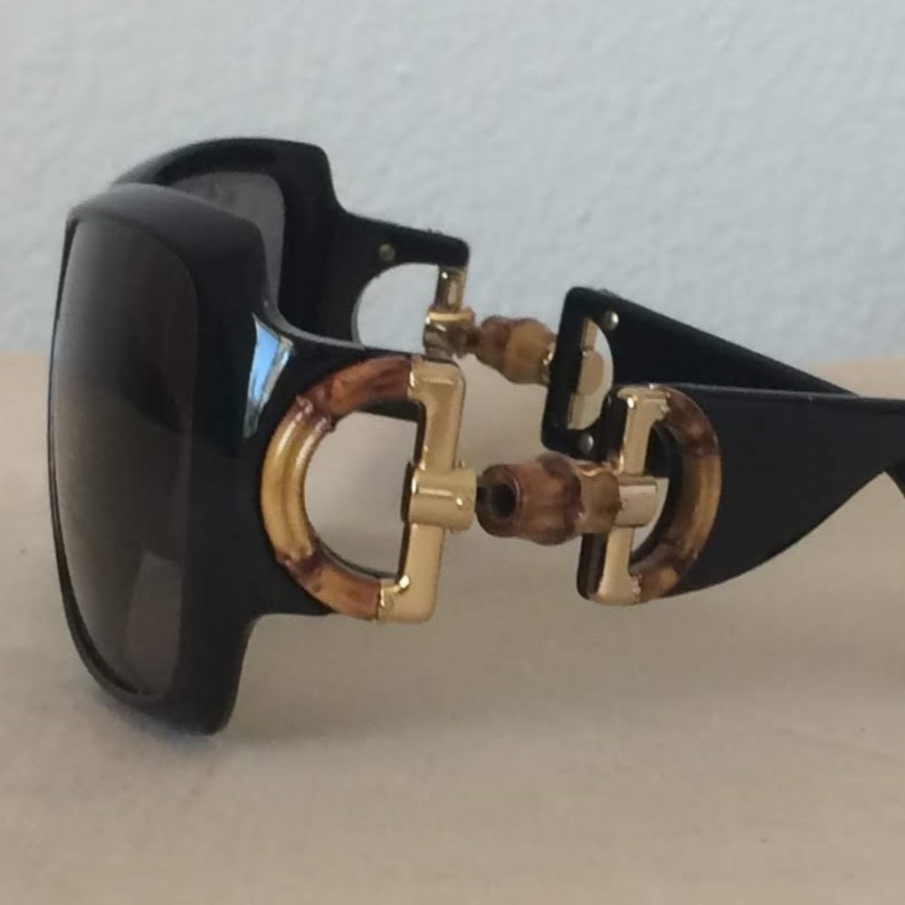 Gucci, sunglasses, oversized, horse-bit arm